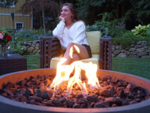 Gas Fire Pit and S'mores